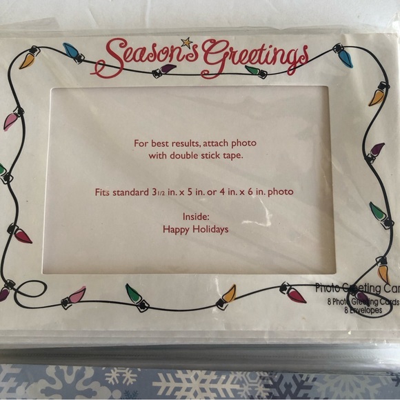 STUDIO 18 HOLIDAY PHOTO GREETING CARDS NWT SET OF TWO - Picture 2 of 13